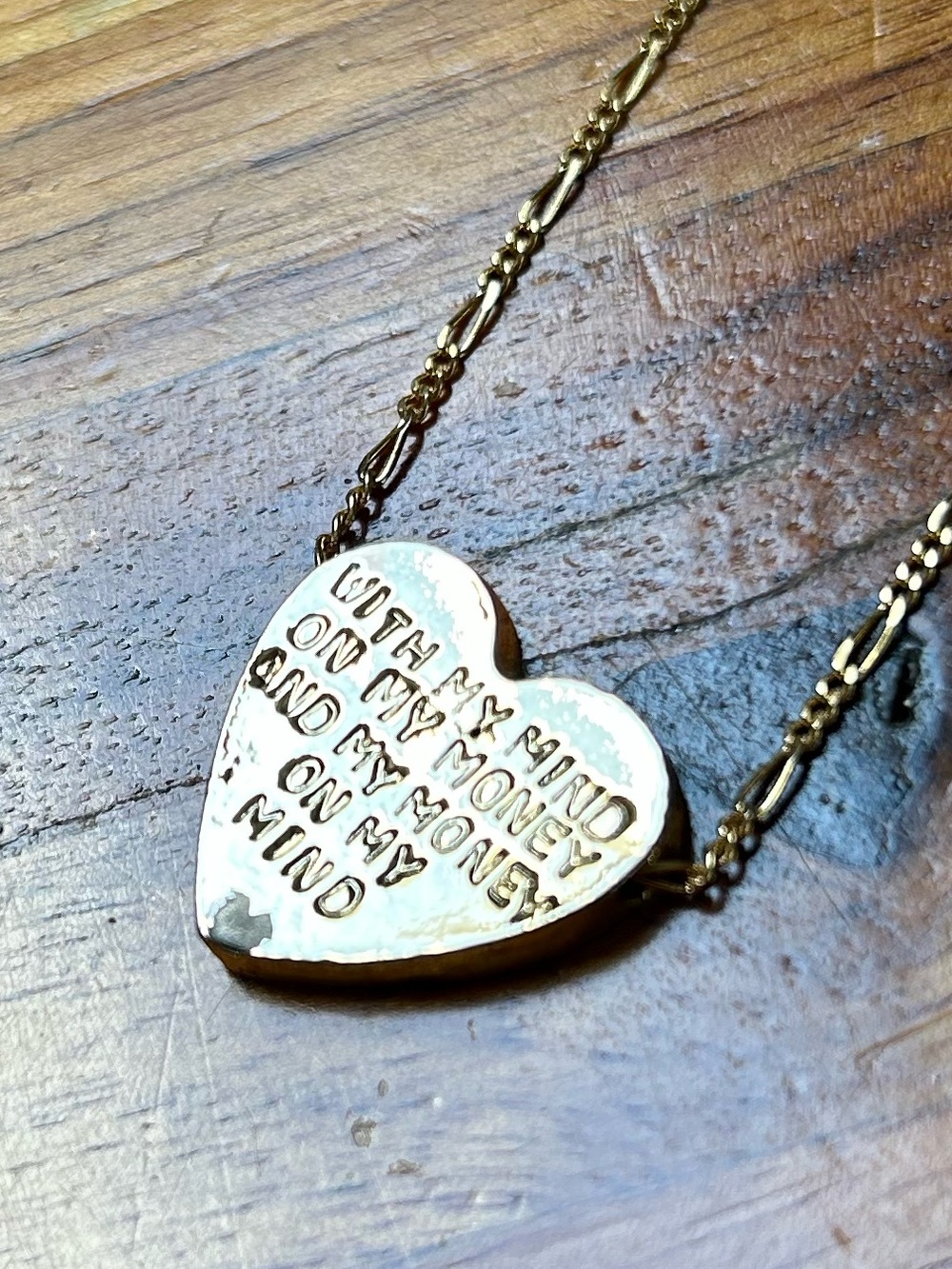 Erika Weiner Heartbeats Necklace Snoop Dogg Gin and Juice